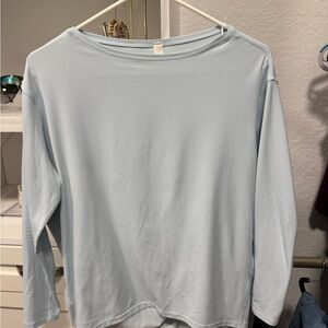 Powder Blue lululemon long sleeve Top